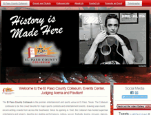 Tablet Screenshot of countycoliseum.com